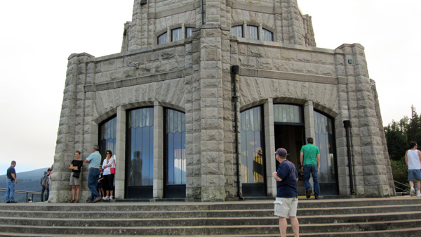 Ascending Thor’s Heights: The Vista House At Crown point