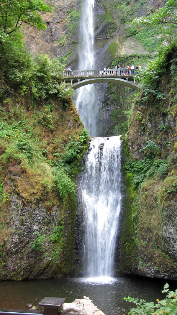 “I’m pretty sure they offer barrel rides from the top.” Multnomah Falls, Oregon