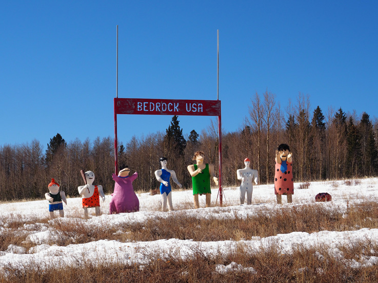 Spotted On The Roadside: Bedrock USA and Bigfoot