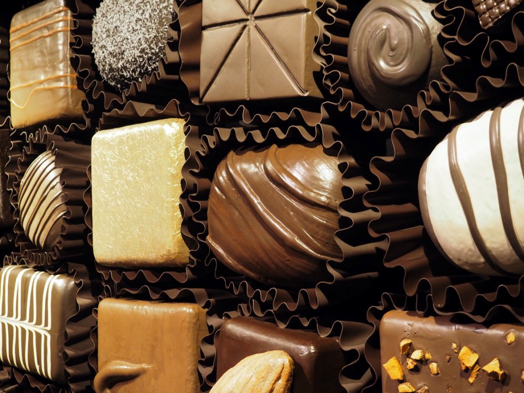 box of chocolates wall