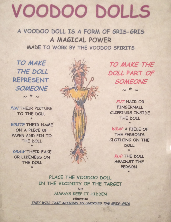 voodoo doll instructions