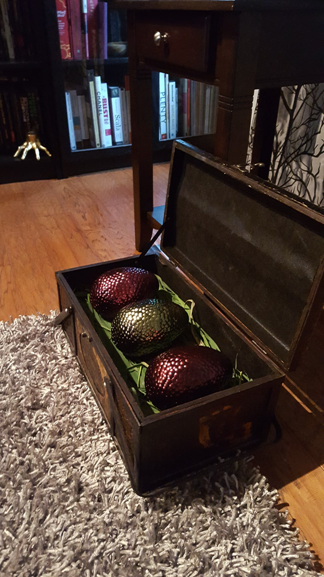 finished dragon eggs